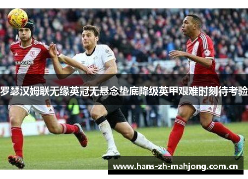 罗瑟汉姆联无缘英冠无悬念垫底降级英甲艰难时刻待考验 罗瑟汉姆联无缘英冠无悬念垫底降级英甲艰难时刻待考验